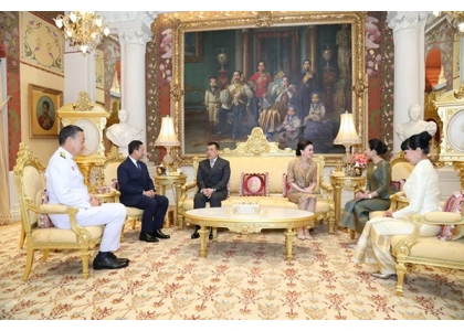 2024–02-08 泰国王接见柬首相洪玛内 推动增进高阶合作
